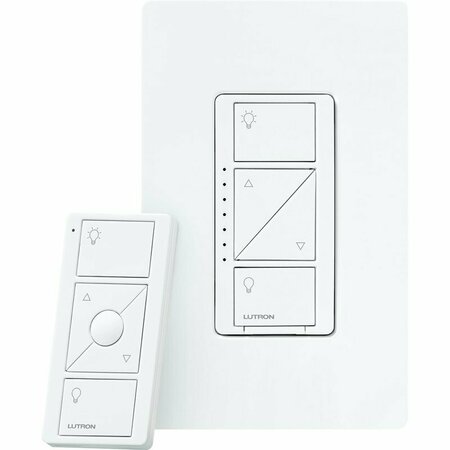 LUTRON ELECTRONICS CO DIMMER W/ PICO REMOTE P-PKG1W-WH-R